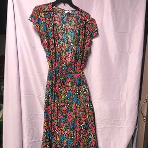 Gap vibrant floral dress
